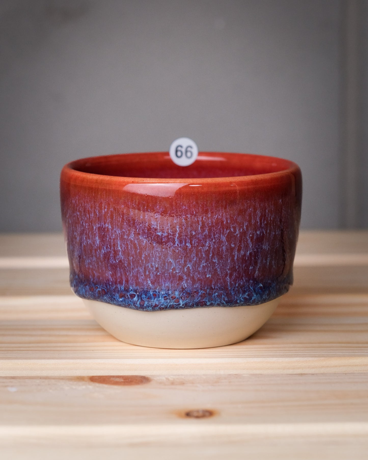 066. 180-200 ml cup, thrown, specific piece