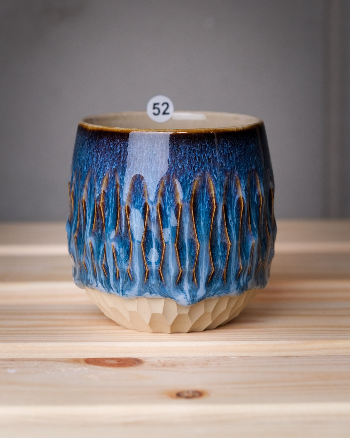 052. Carved cup 240ml, a specific piece