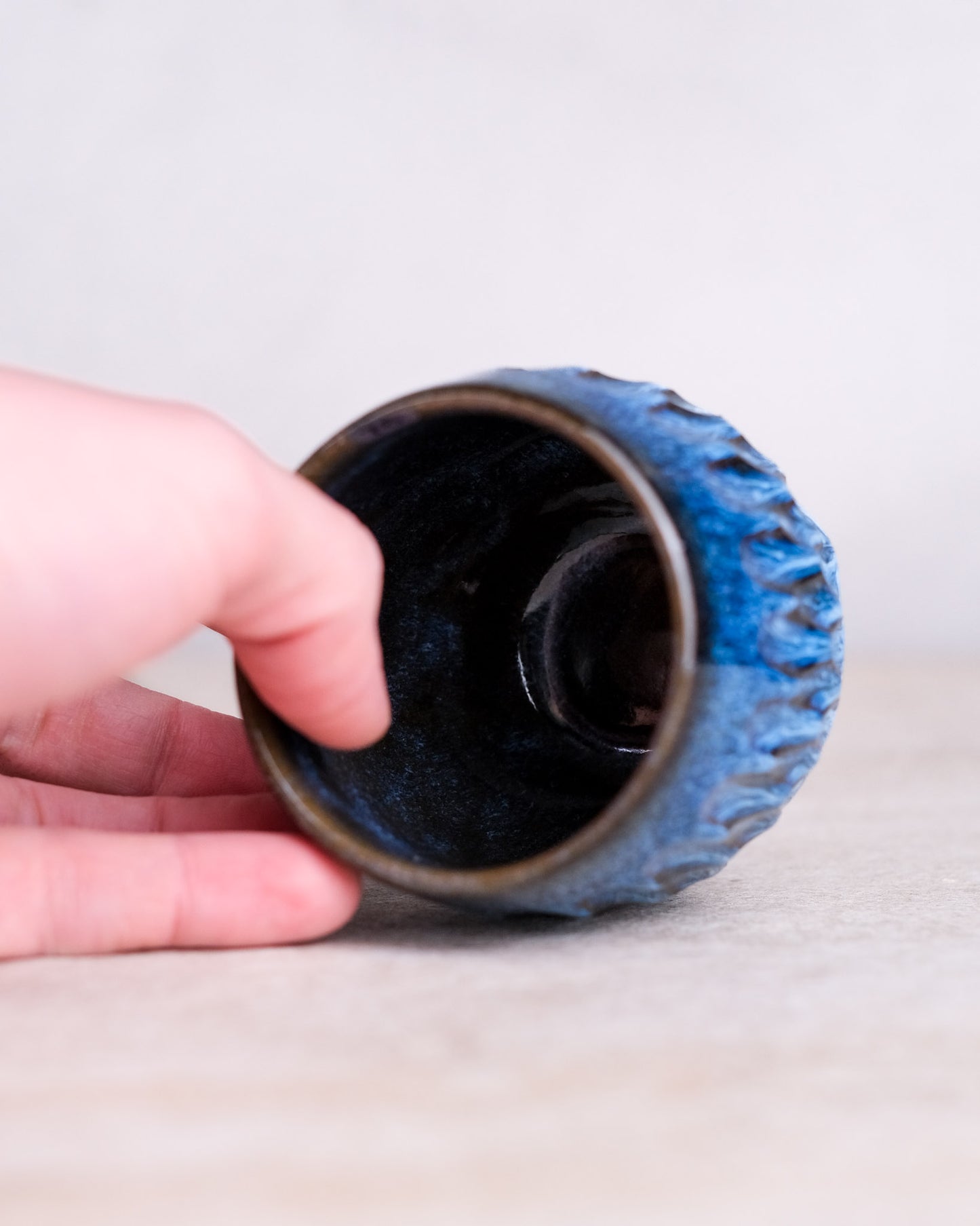 076. Carved cup 240ml, a specific piece
