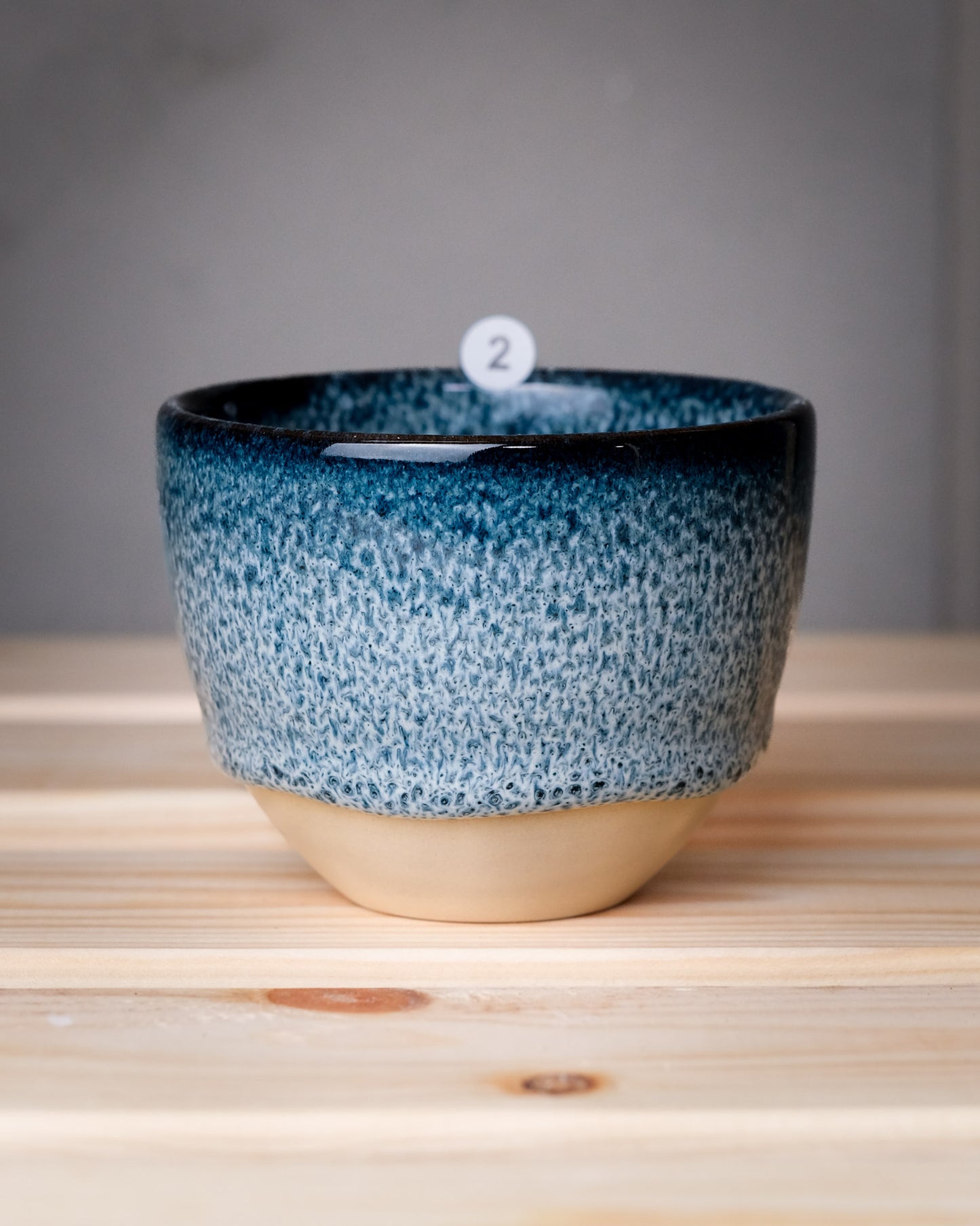 002. Cappuccino cup 200ml, light clay