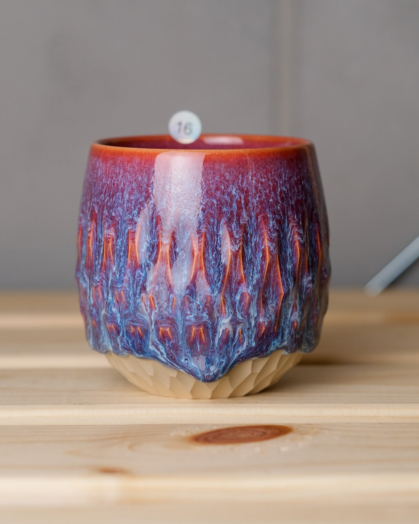 016. Carved cup 240ml, a specific piece
