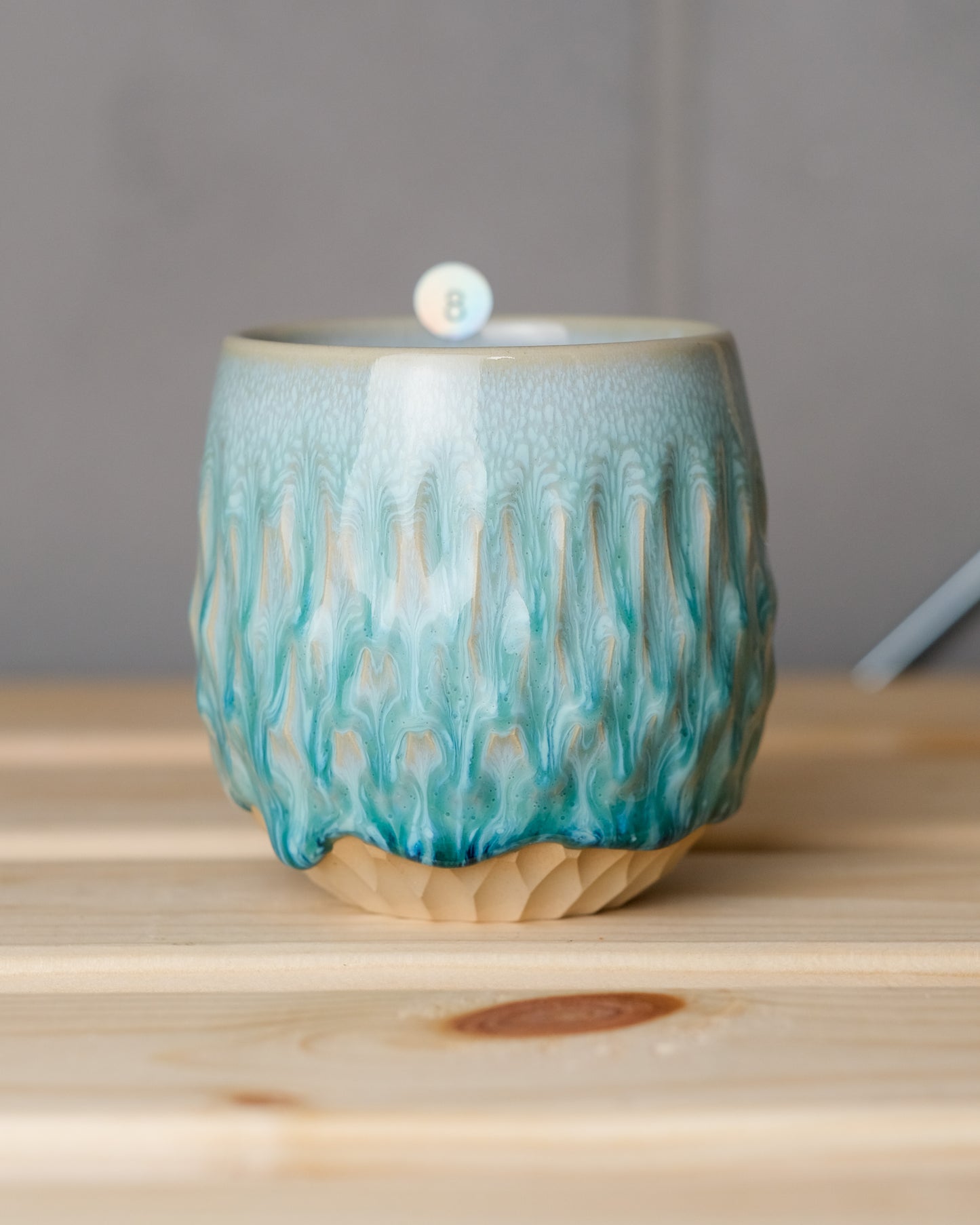 008. Carved cup 240ml, a specific piece