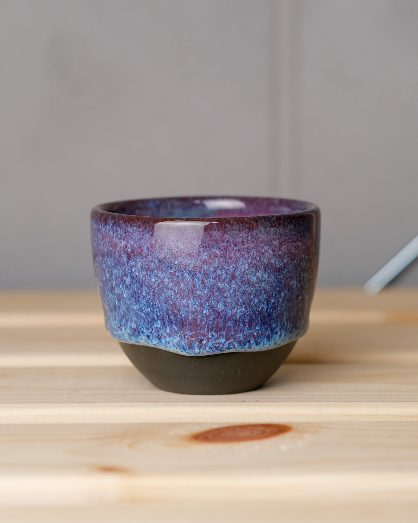 099. Espresso cup 100ml, black stoneware
