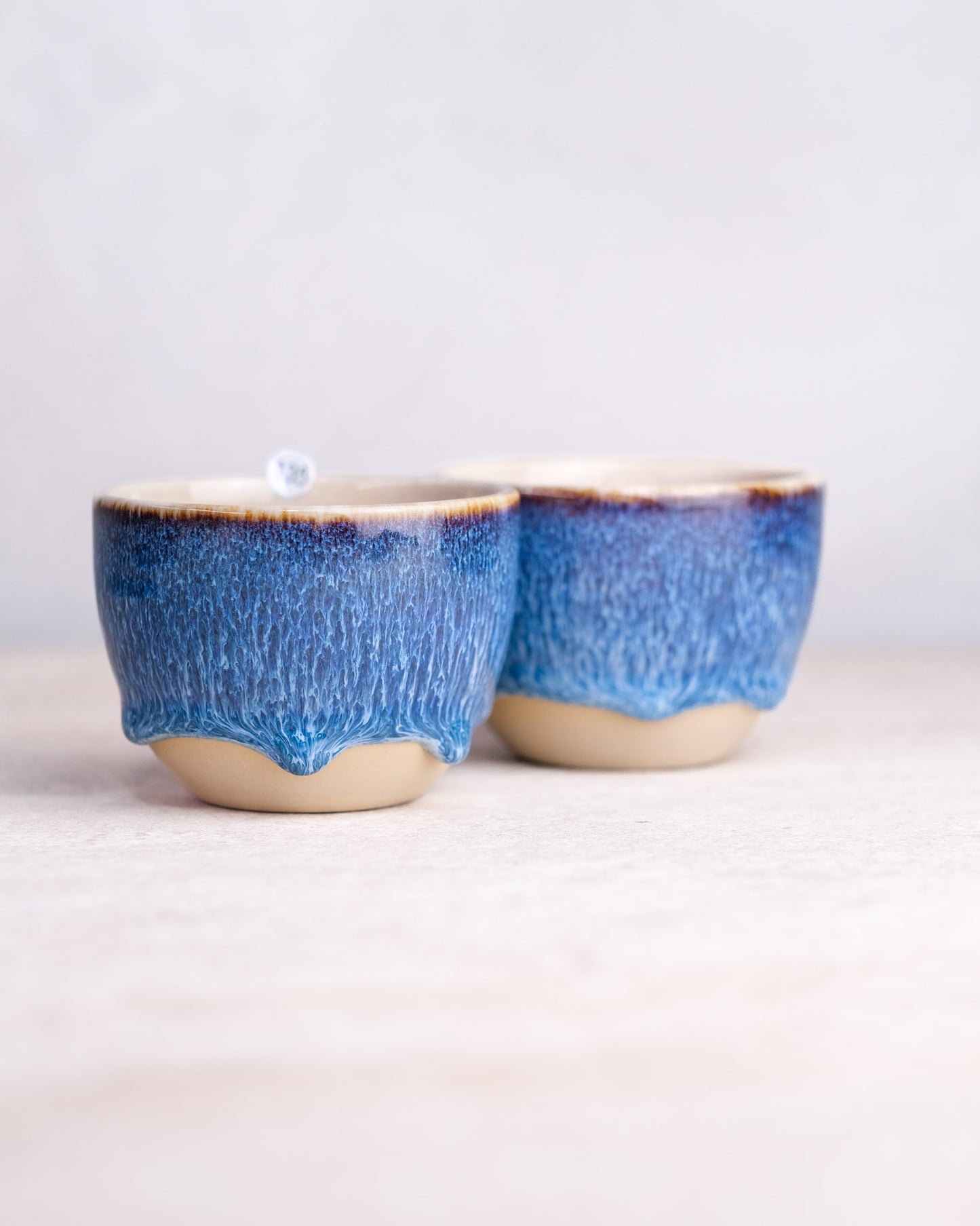 135. Pair of cappuccino v2 200ml, slipcasted