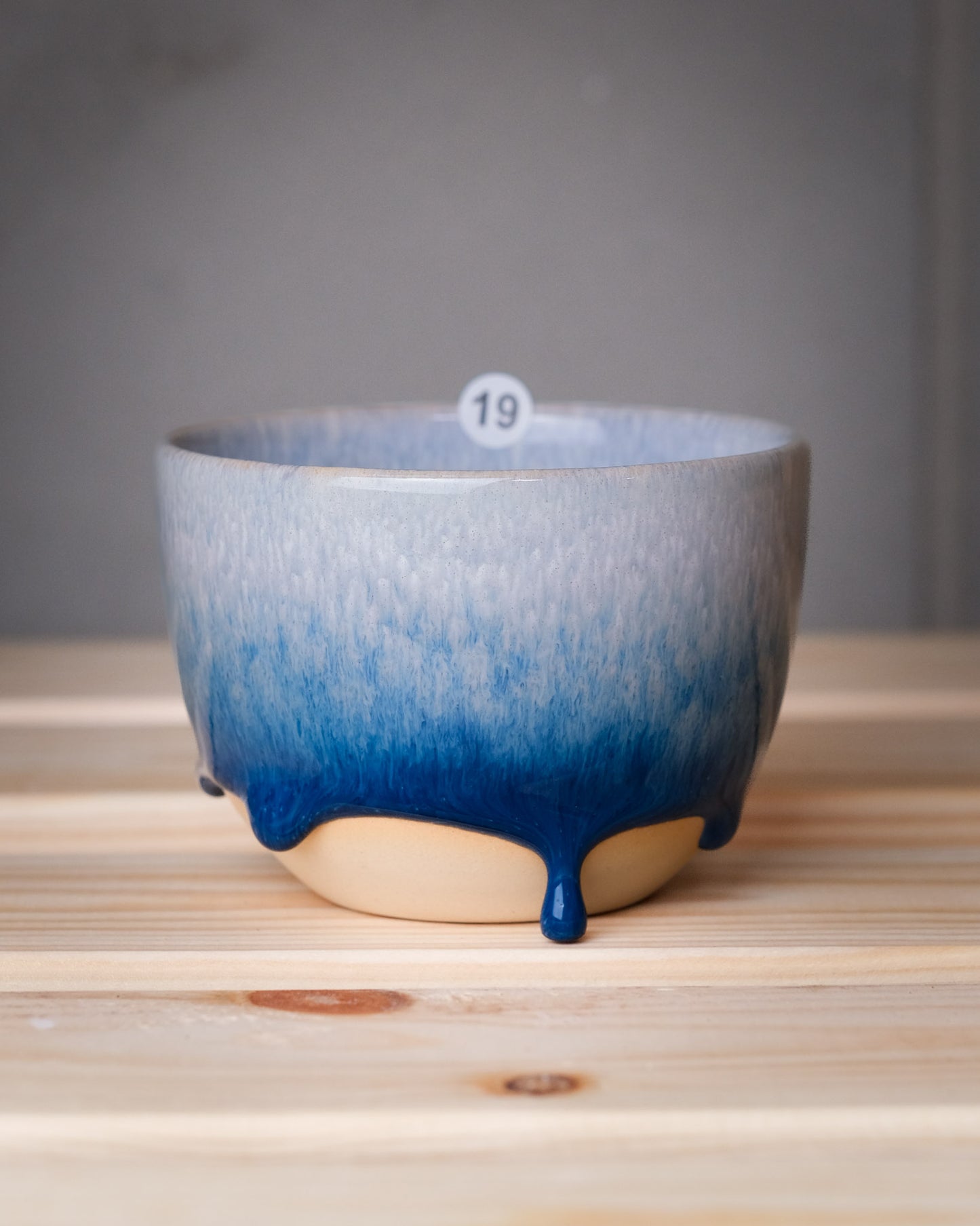 019. Cappuccino cup 200ml, V2 slipcasted, extra drippy