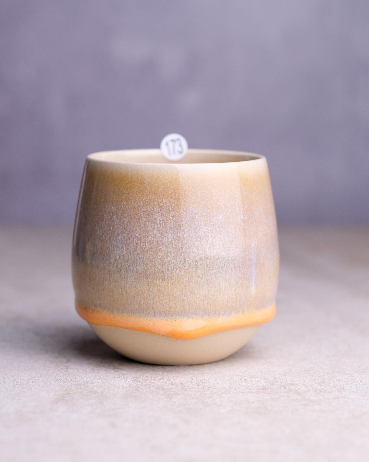 173. Cappuccino cup HIGH 230ml, slipcasted