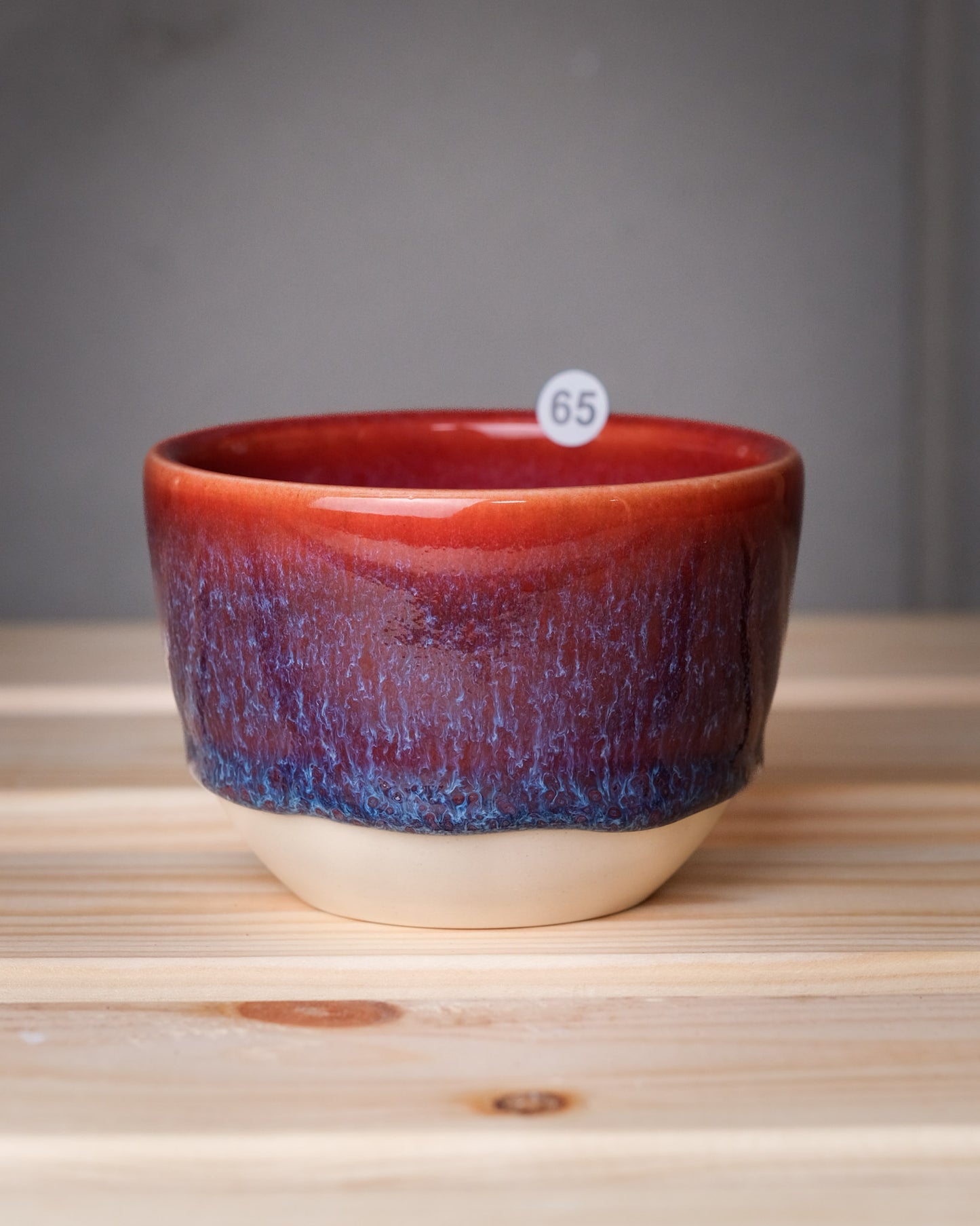 065. 180-200 ml cup, thrown, specific piece