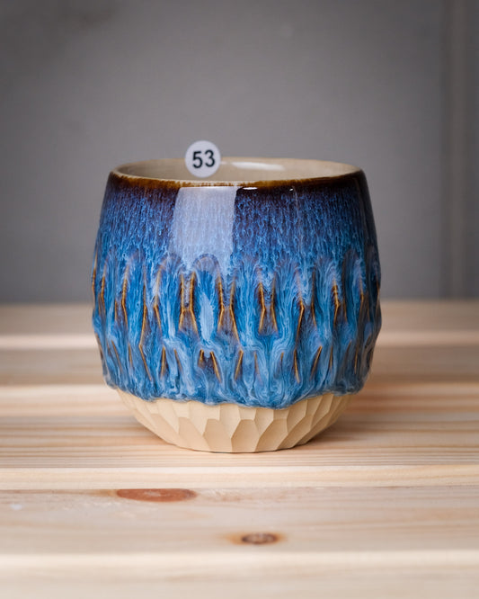 053. Carved cup 240ml, a specific piece