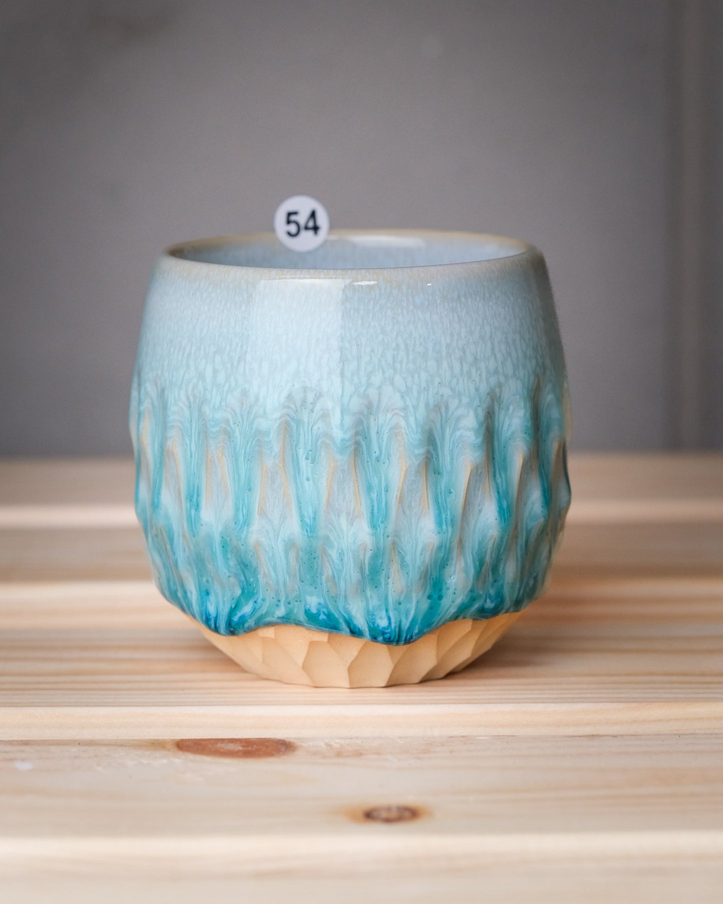 054. Carved cup 240ml, a specific piece