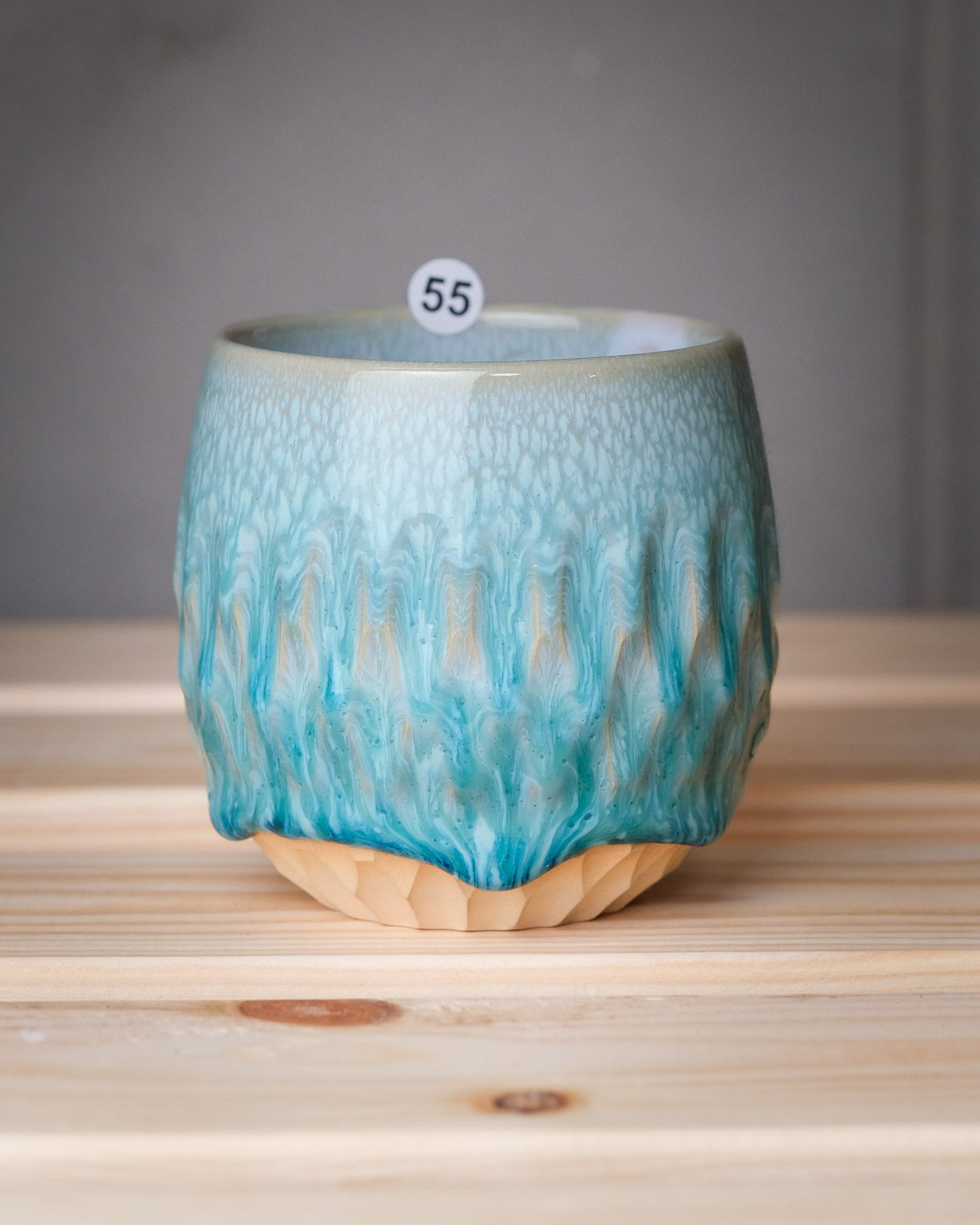 055. Carved cup 240ml, a specific piece