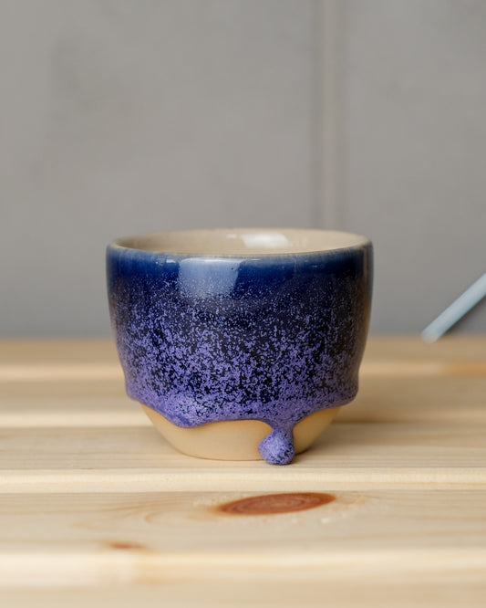 098. Espresso cup 100ml, light stoneware, extra drippy