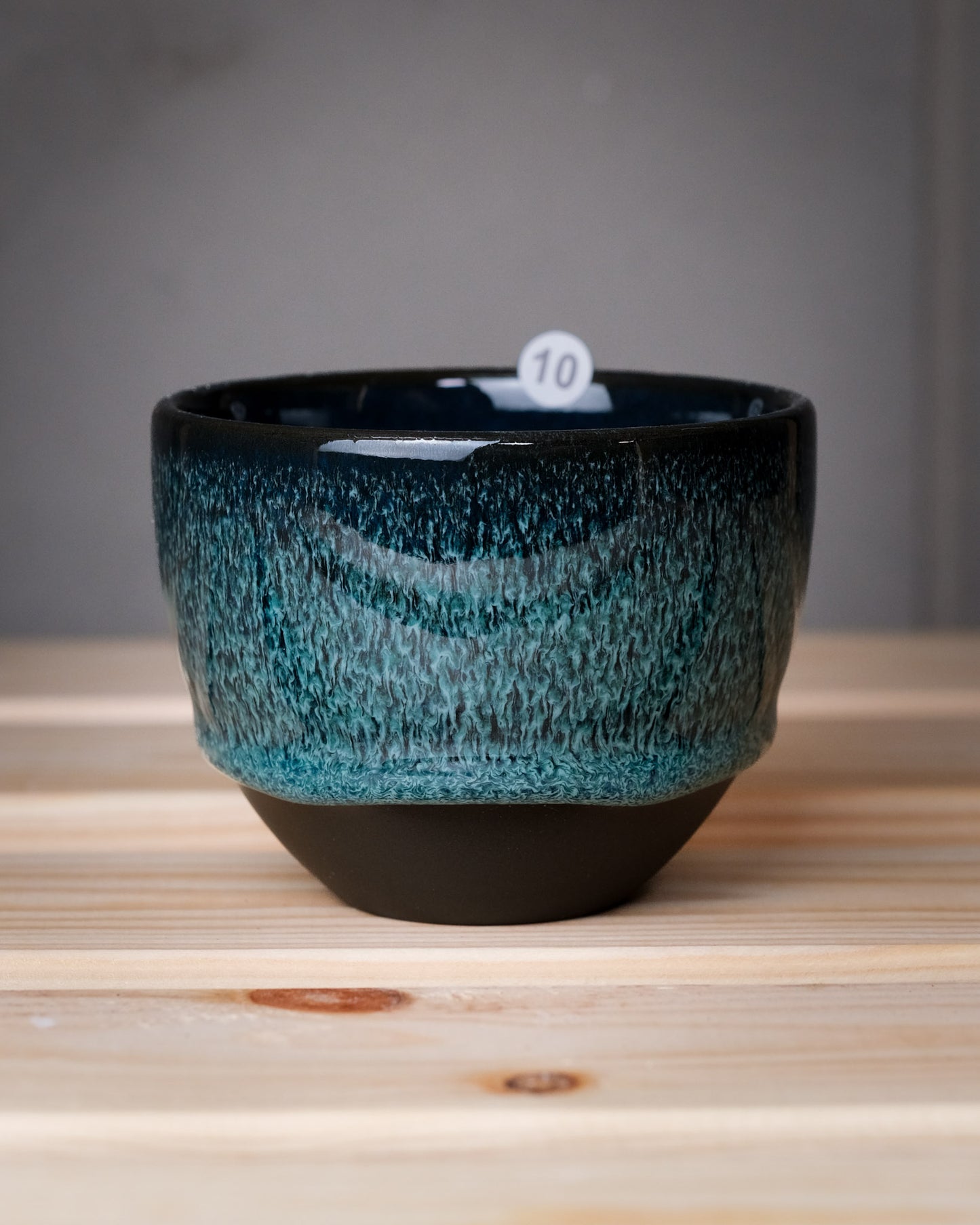 010. Cappuccino cup 200ml, dark clay