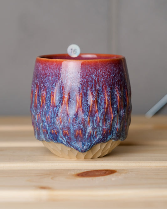 016. Carved cup 240ml, a specific piece