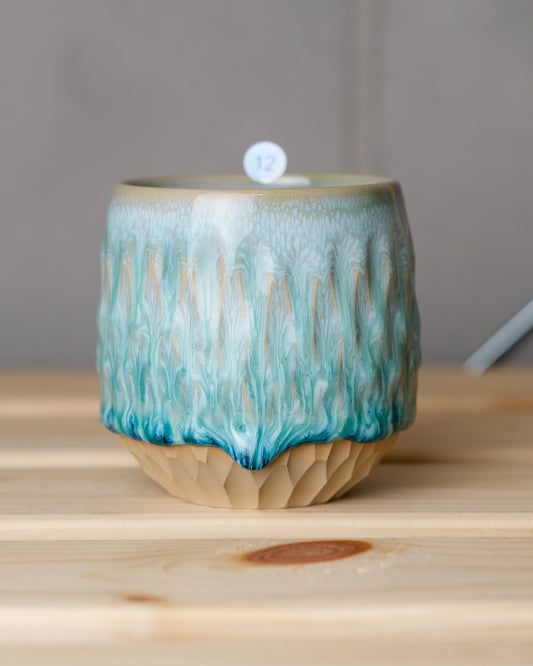 012. Carved cup 240ml, a specific piece