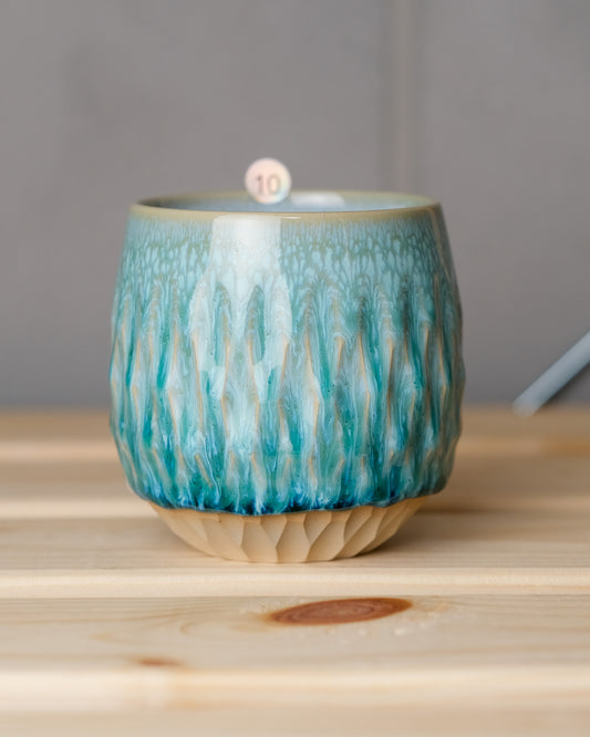 010. Carved cup 240ml, a specific piece