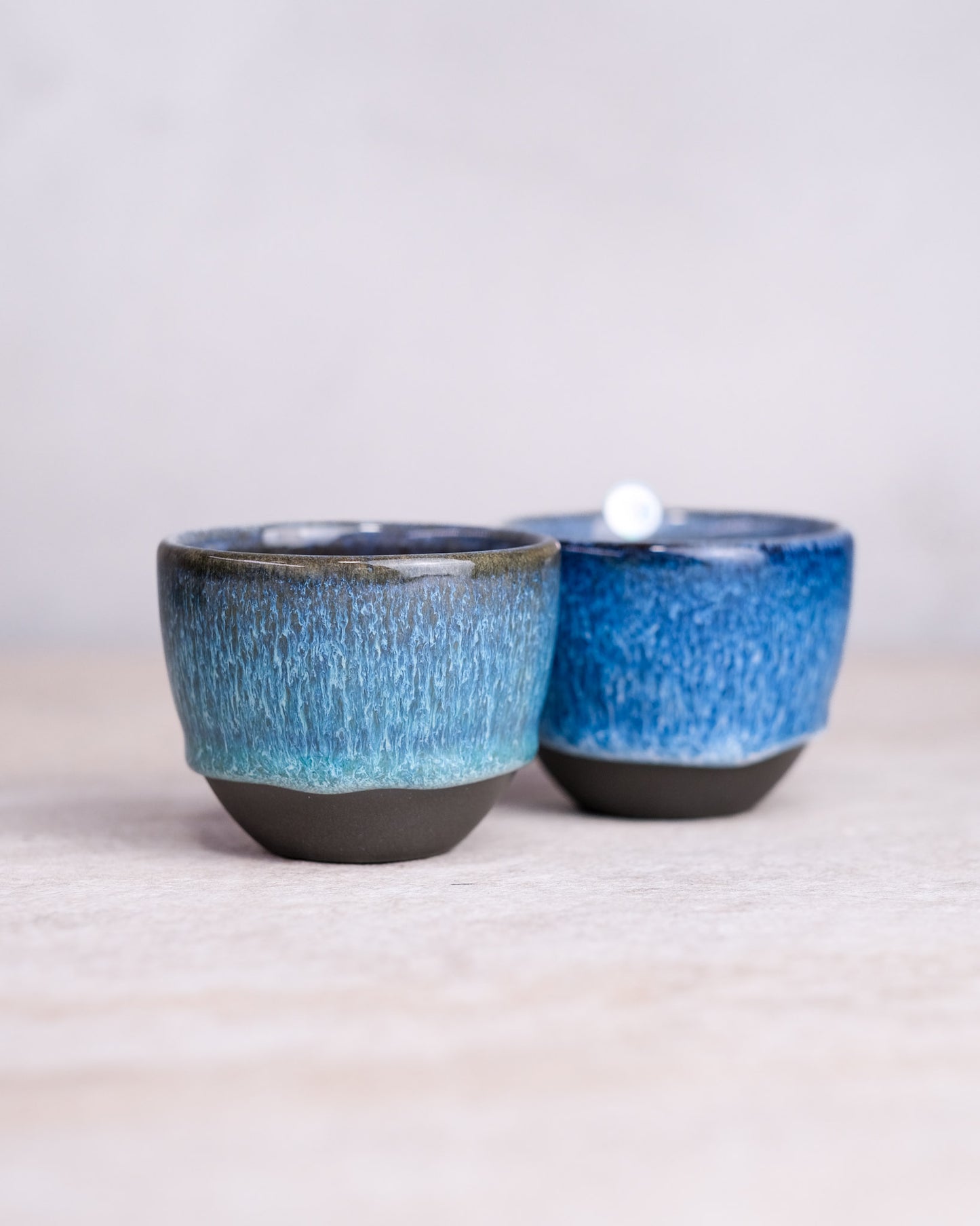126. Pair of espresso cups 100ml, slipcasted