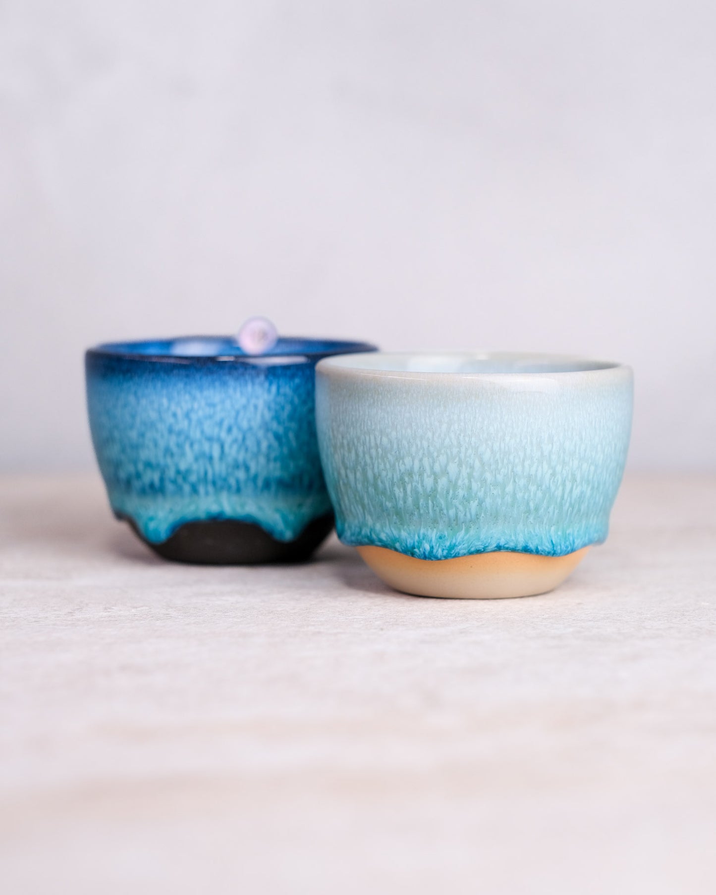 128. Pair of cappuccino v2 200ml, slipcasted