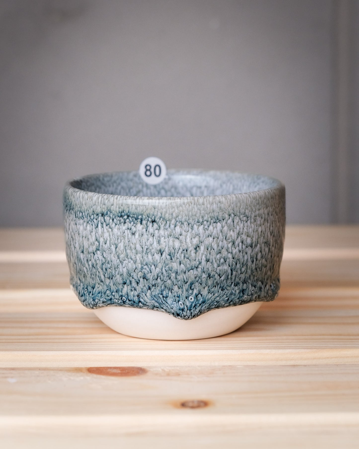 080. Porcelain cup 140-170ml, shallow, a specific piece