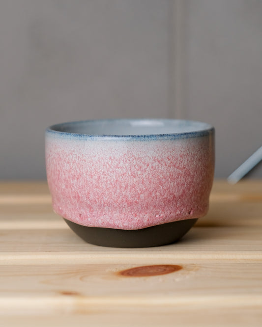 74. Cappuccino cup 180ml, shallow, black clay