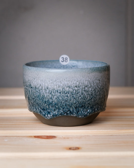 38. Cappuccino cup 180ml, shallow, slipcasted