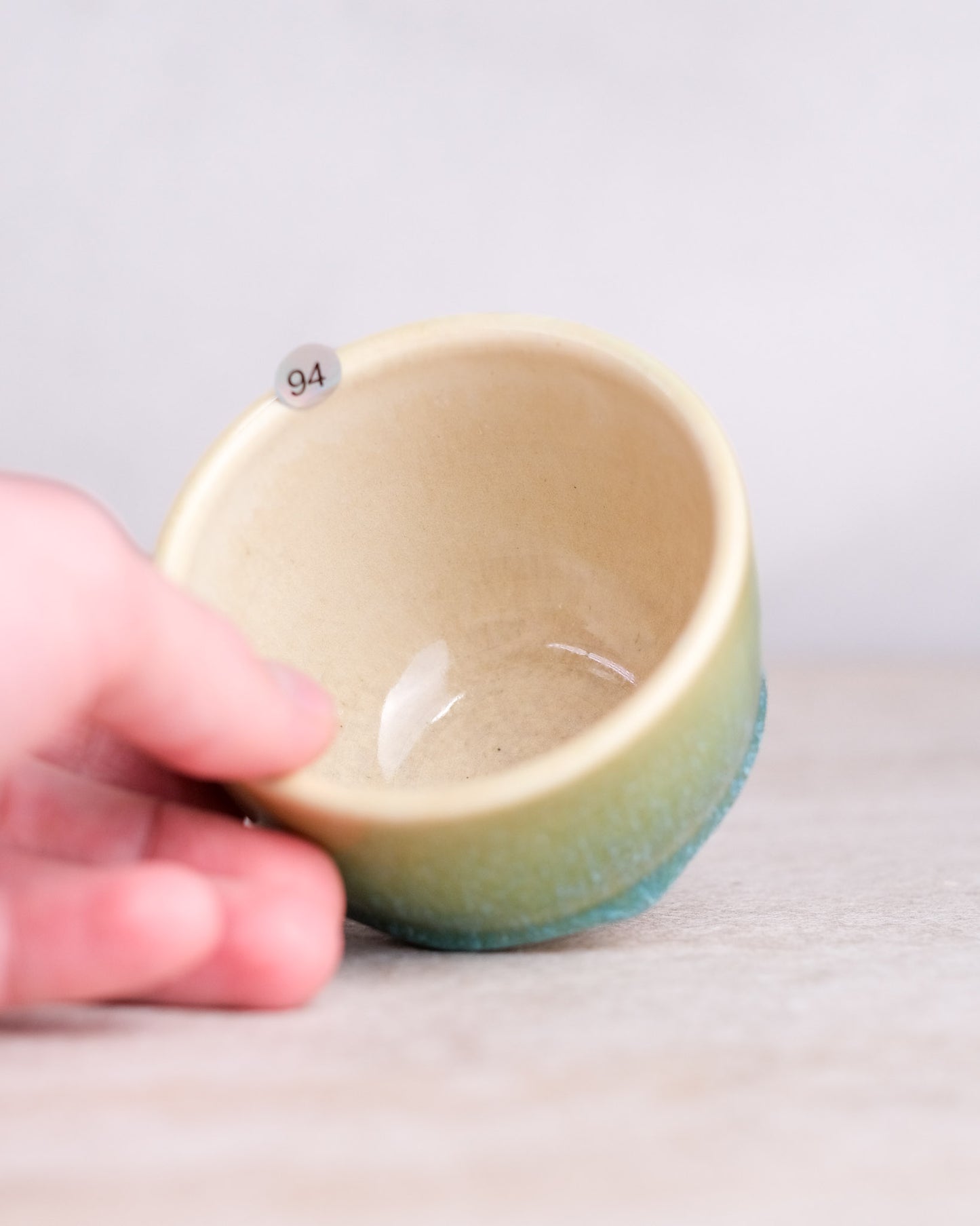 094. 160-180 ml cup, thrown, specific piece
