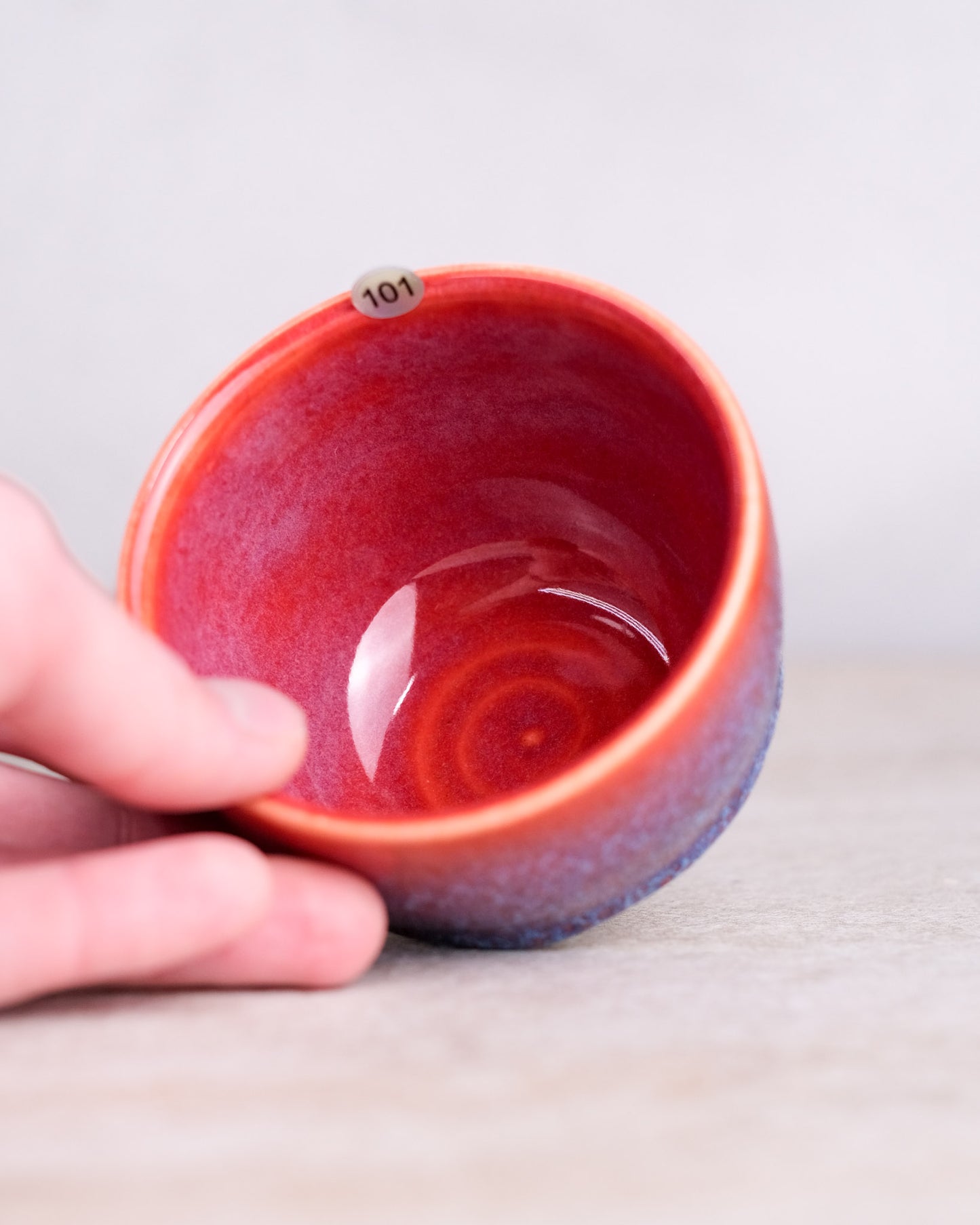 101. 180-200 ml cup, thrown, specific piece