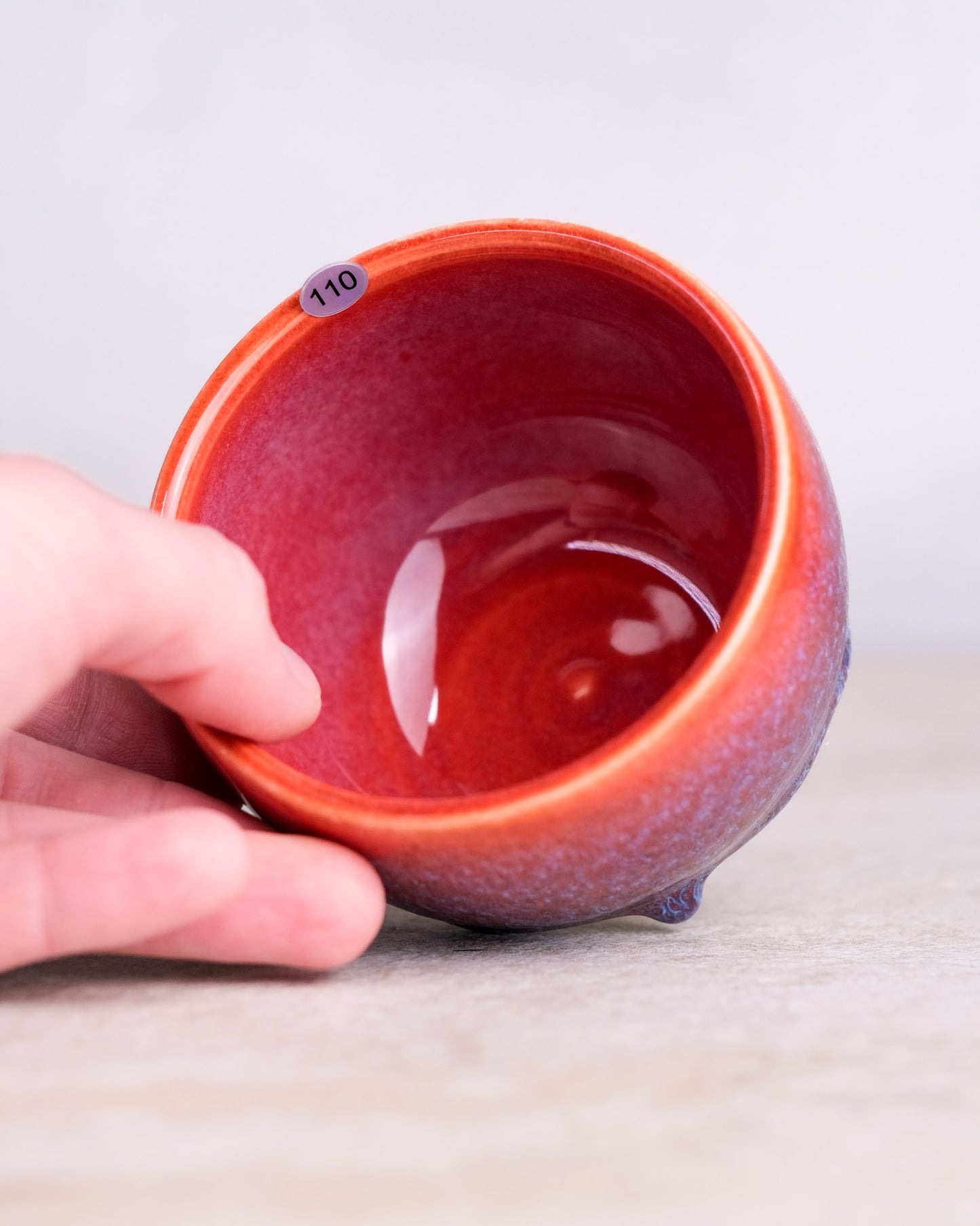 110. 220-250 ml cup, thrown, specific piece