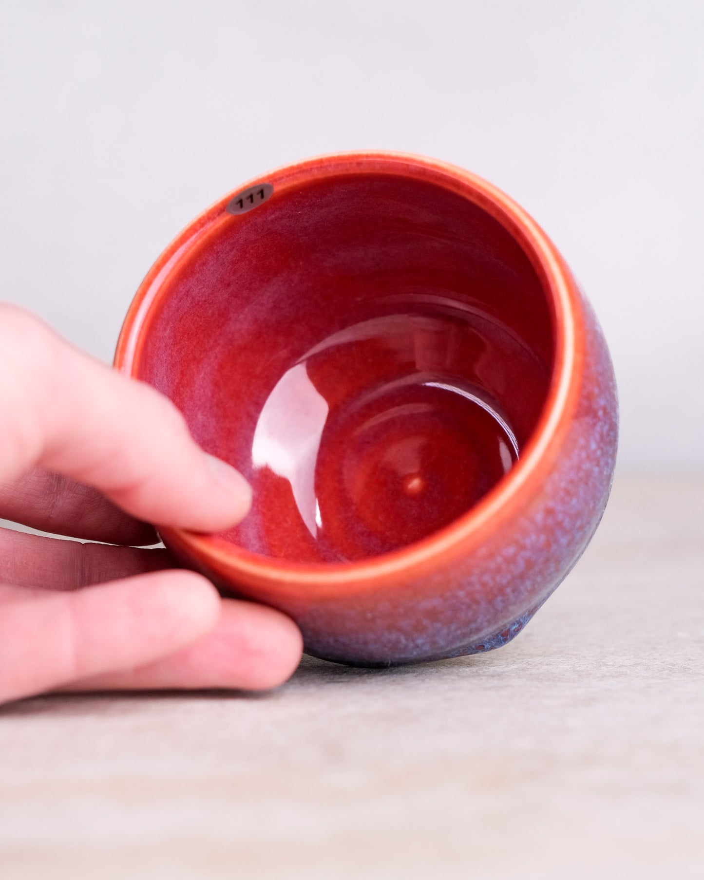 111. 220-250 ml cup, thrown, specific piece