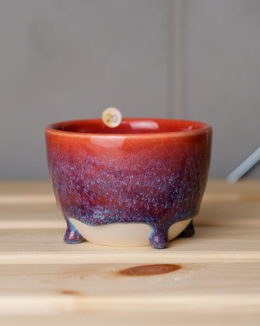 020. 160-200 ml cup, thrown, a specific piece
